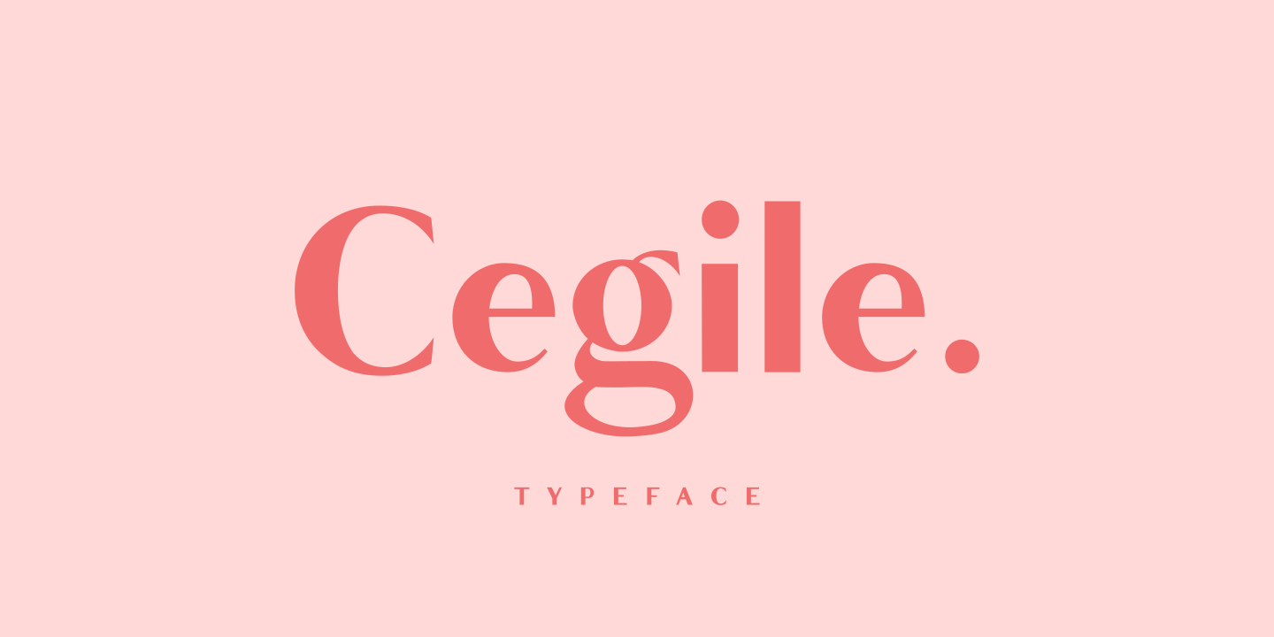Пример шрифта Cagile #1